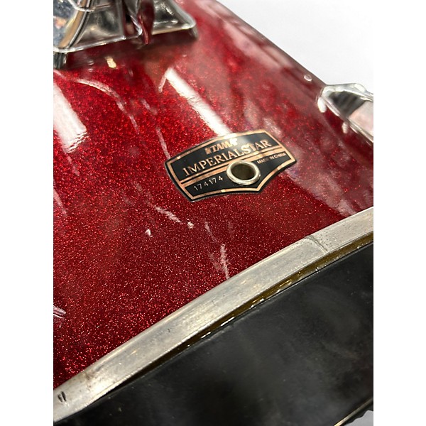 Used TAMA 5 Piece Imperialstar RED SPARKLE Drum Kit