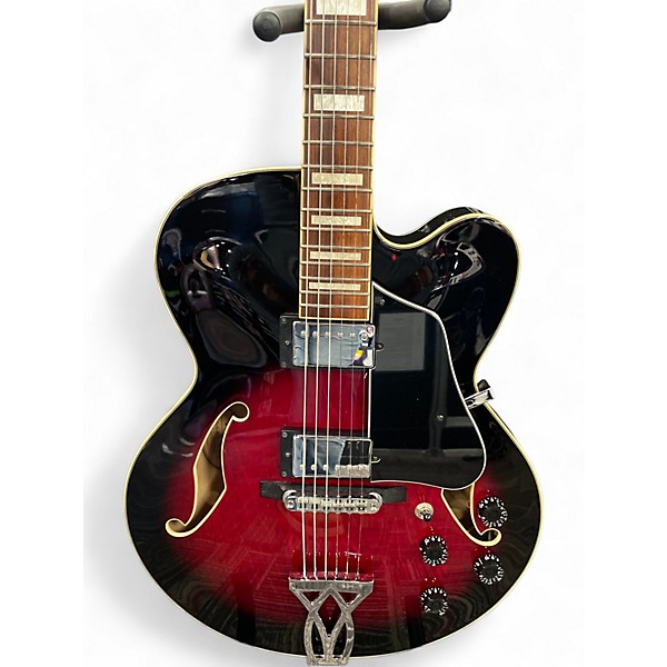 Used Ibanez AF75TRS1202 TRANS RED Hollow Body Electric Guitar