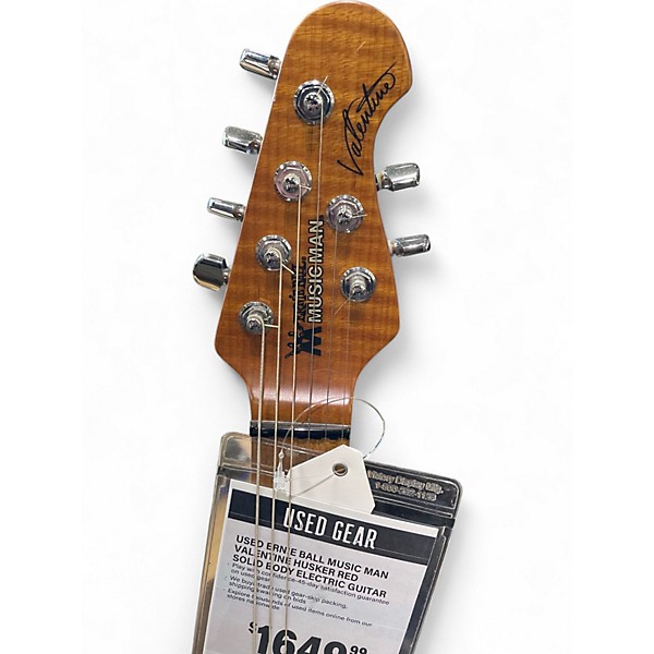 Used Ernie Ball Music Man Valentine HUSKER RED Solid Body Electric Guitar