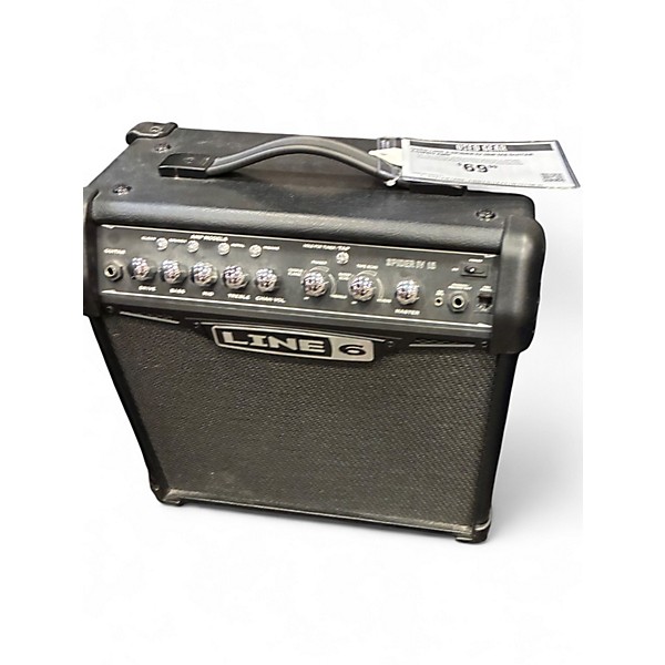 Used Line 6 Spider IV 15W 1X8 Guitar Combo Amp