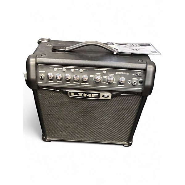 Used Line 6 Spider IV 15W 1X8 Guitar Combo Amp