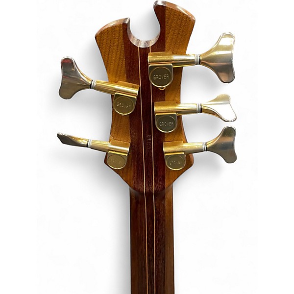 Used Tobias Zebrawood 5 Natural Electric Bass Guitar