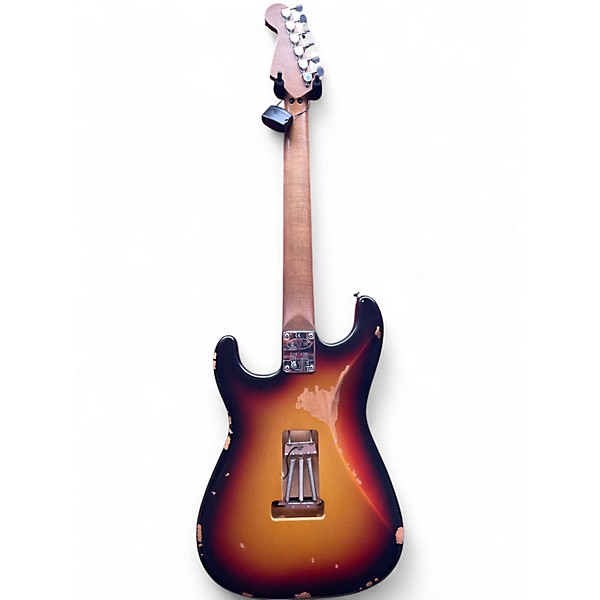 Used EVH Frankenstein Relic Vintage Sunburst Solid Body Electric Guitar