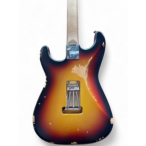 Used EVH Frankenstein Relic Vintage Sunburst Solid Body Electric Guitar