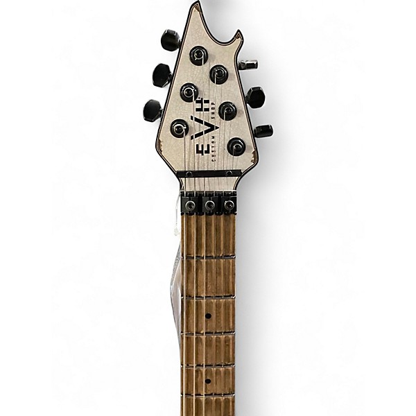 Used EVH Custom shop black and white stripe Solid Body Electric Guitar