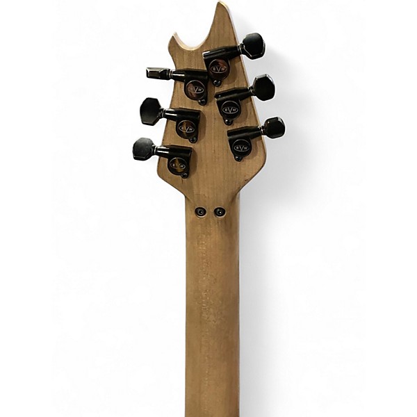 Used EVH Custom shop black and white stripe Solid Body Electric Guitar