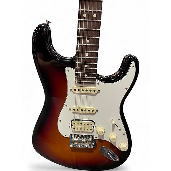 Used Fender American Performer Stratocaster HSS Tobacco Burst Solid Body Electric Guitar