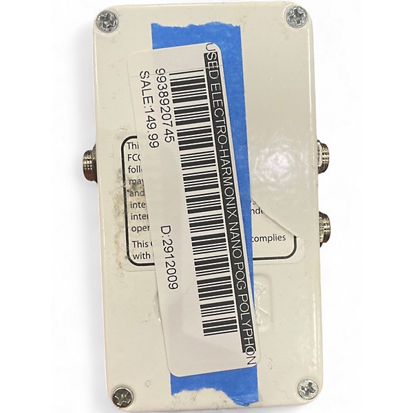 Used Electro-Harmonix Nano POG Polyphonic Octave Generator Effect Pedal