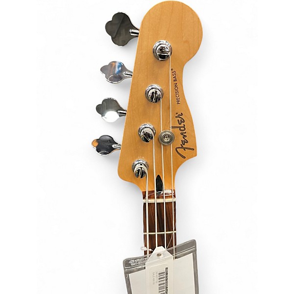 Used 2019 Fender Player Precision Bass Polar White Electric Bass Guitar