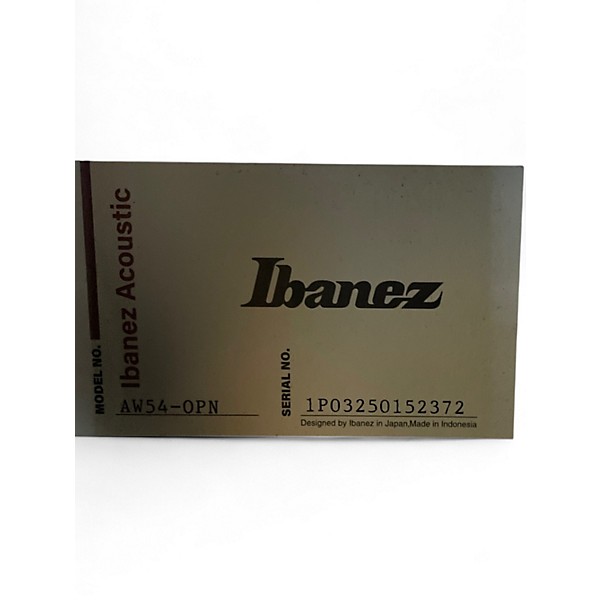 Used Ibanez AEG12IINT Brown Acoustic Electric Guitar