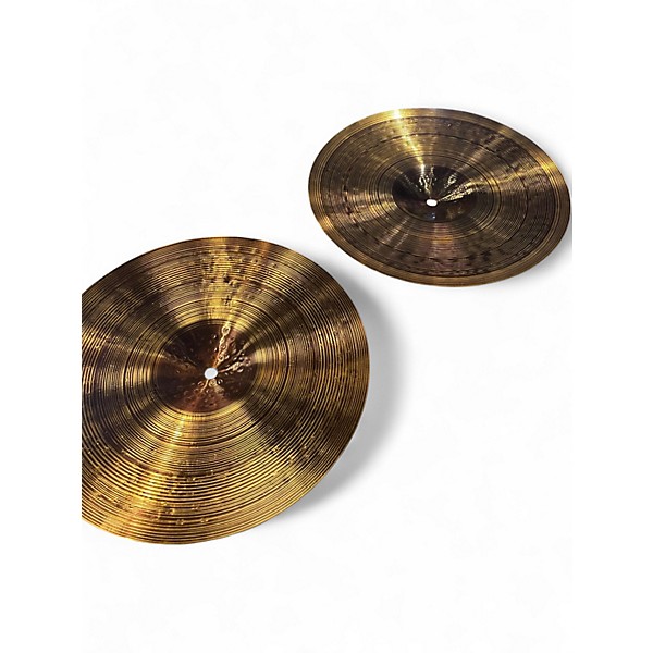 Used Saluda 13in 25TH ANNIVERSARY DUAL HAMMERED PAIR Cymbal