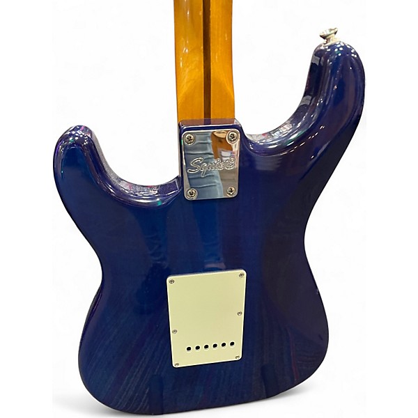 Used Squier FSR STANDARD STRATOCASTER Blue Solid Body Electric Guitar