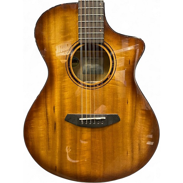 Used Breedlove Pursuit EX S Concert A 12 St CE Natural 12 String Acoustic Electric Guitar