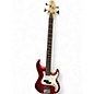 Used Samick p bass red Electric Bass Guitar thumbnail