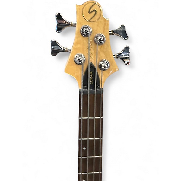 Used Samick p bass red Electric Bass Guitar