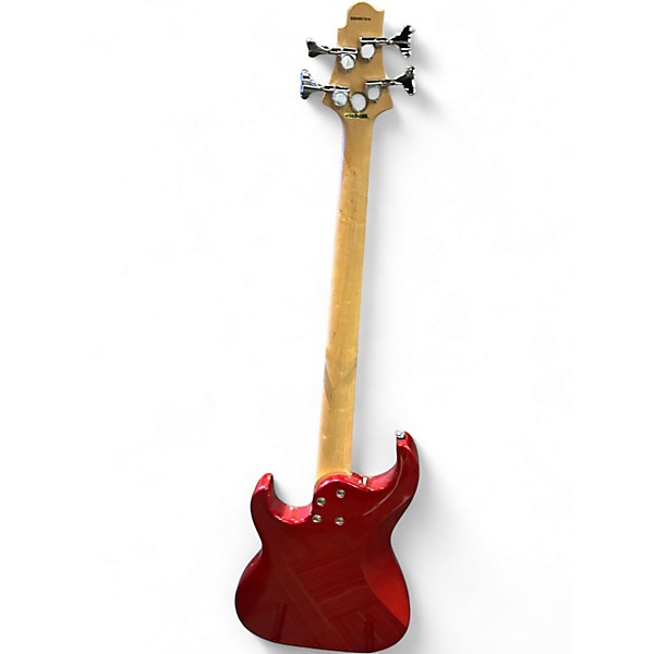 Used Samick p bass red Electric Bass Guitar