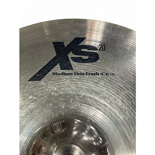 Used SABIAN 16in XS20 Medium Thin Crash Cymbal