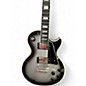 Used Epiphone Les Paul Custom Black and Silver Solid Body Electric Guitar