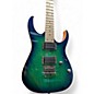 Used Ibanez RG421AHM Emerald Green Solid Body Electric Guitar