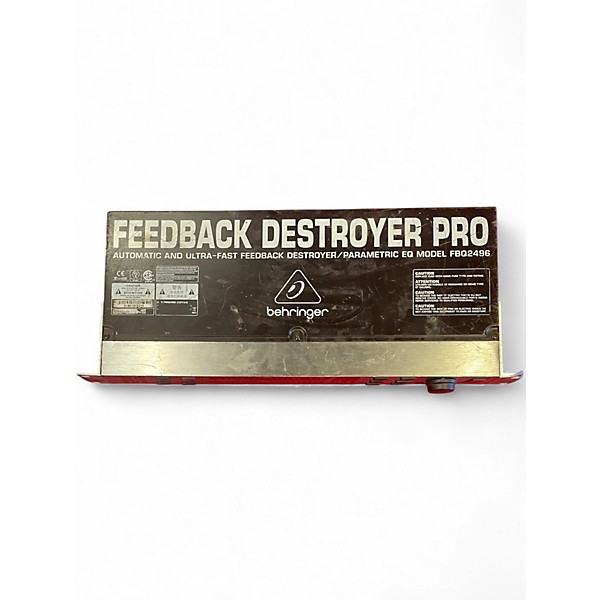 Used Behringer Feedback Destroyer Pro FBQ2496 Feedback Suppressor