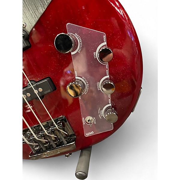 Used Yamaha BB734A Red Electric Bass Guitar
