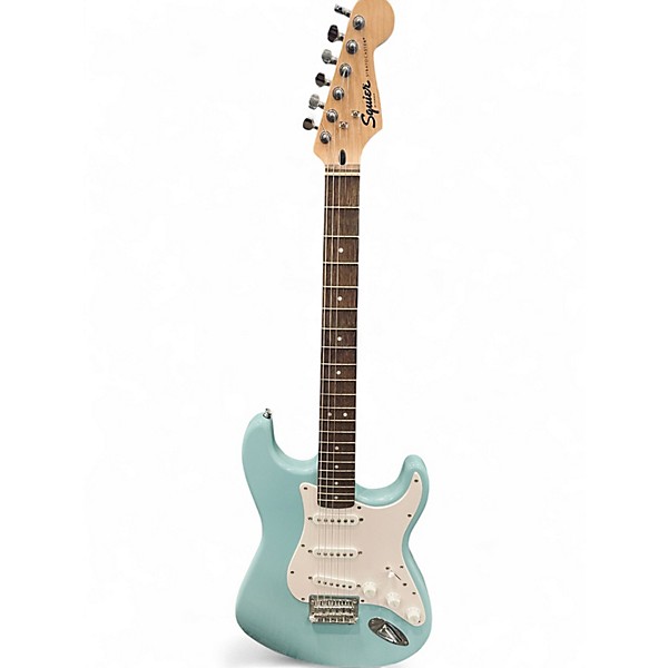 Used Squier Standard Stratocaster BLUE Solid Body Electric Guitar