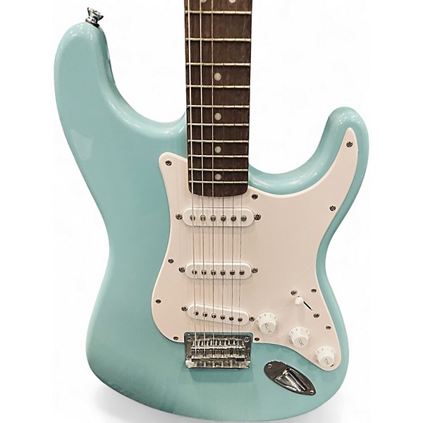 Used Squier Standard Stratocaster BLUE Solid Body Electric Guitar