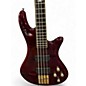 Used Schecter Guitar Research Stiletto Deluxe 4 String Wine Red Electric Bass Guitar