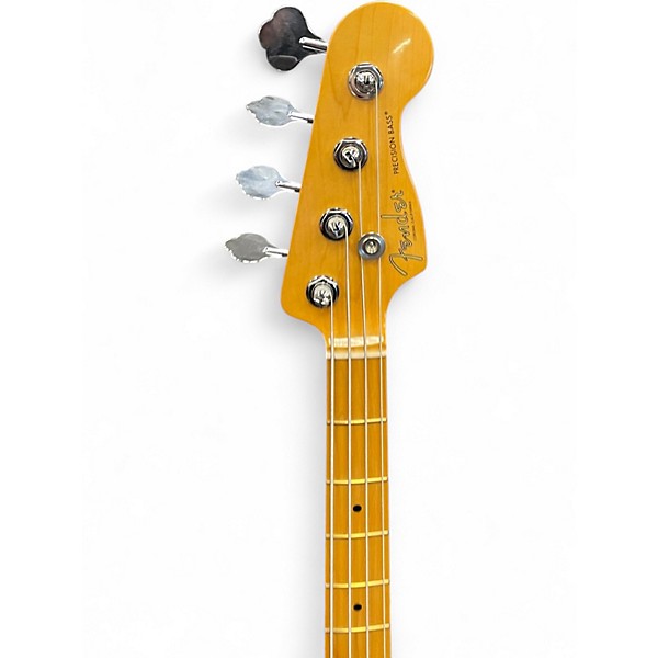 Used Fender American Professional II Precision Bass MIAMI BLUE Electric Bass Guitar