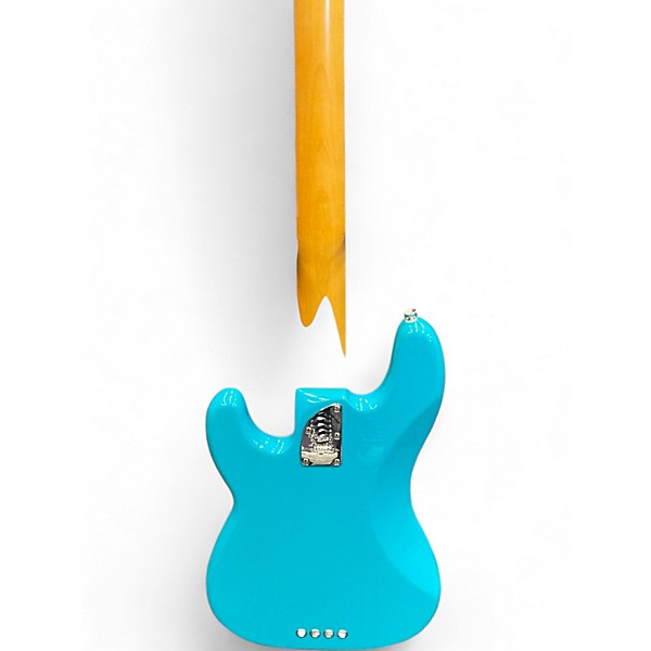 Used Fender American Professional II Precision Bass MIAMI BLUE Electric Bass Guitar