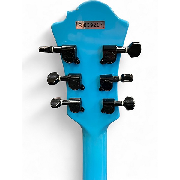 Vintage 1983 B.C. Rich Rich Bich V1 NJ Series Sky Blue Solid Body Electric Guitar