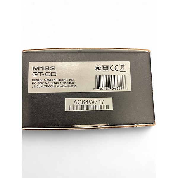 Used 2020s MXR GT-OD Effect Pedal