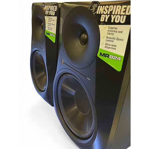 Used Mackie MR 824 PAIR Powered Monitor