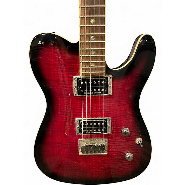 Used Fender Special-Edition Custom Telecaster FMT HH BLACK CHERRY BURST Solid Body Electric Guitar