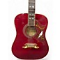 Used Epiphone Dove Dakota Red Acoustic Guitar
