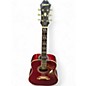 Used Epiphone Dove Dakota Red Acoustic Guitar