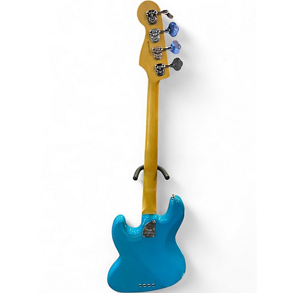 Used Fender American Professional II Jazz Bass MIAMI BLUE Electric Bass Guitar