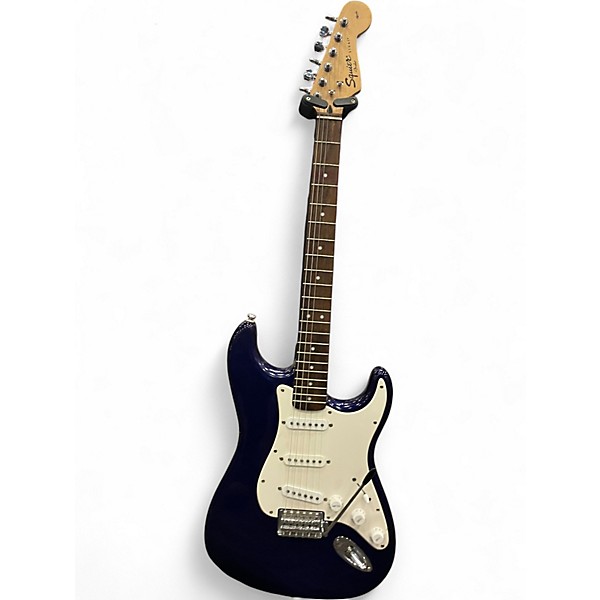 Used Squier Affinity Stratocaster Blue Solid Body Electric Guitar