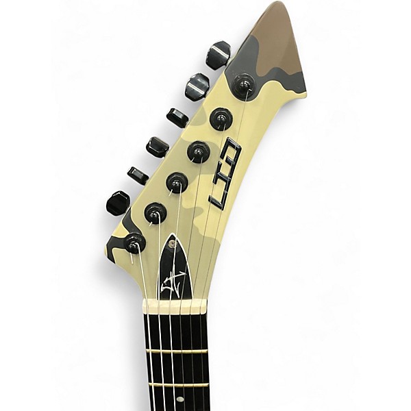 Used ESP LTD James Hetfield Snakebyte Camo Solid Body Electric Guitar