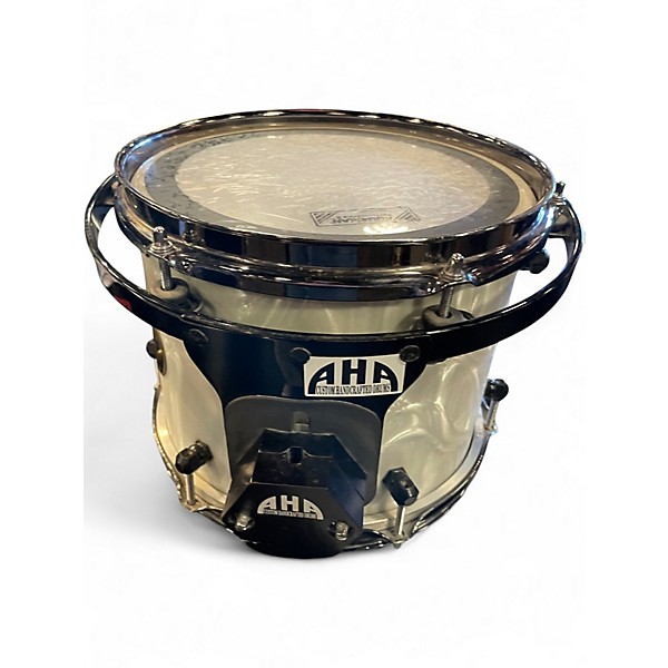 Used Aha 3 Piece Custom 3 Piece Kit White Pearloid Drum Kit