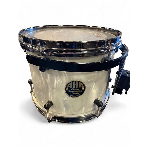 Used Aha 3 Piece Custom 3 Piece Kit White Pearloid Drum Kit