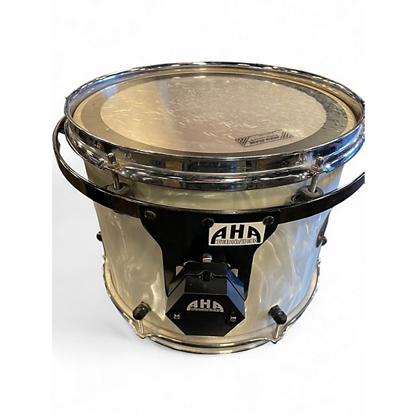 Used Aha 3 Piece Custom 3 Piece Kit White Pearloid Drum Kit