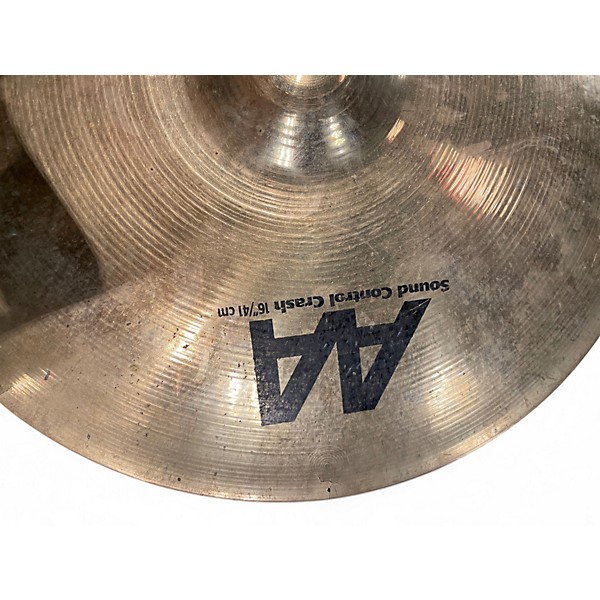 Used SABIAN 16in AA Sound Control Crash  Cymbal
