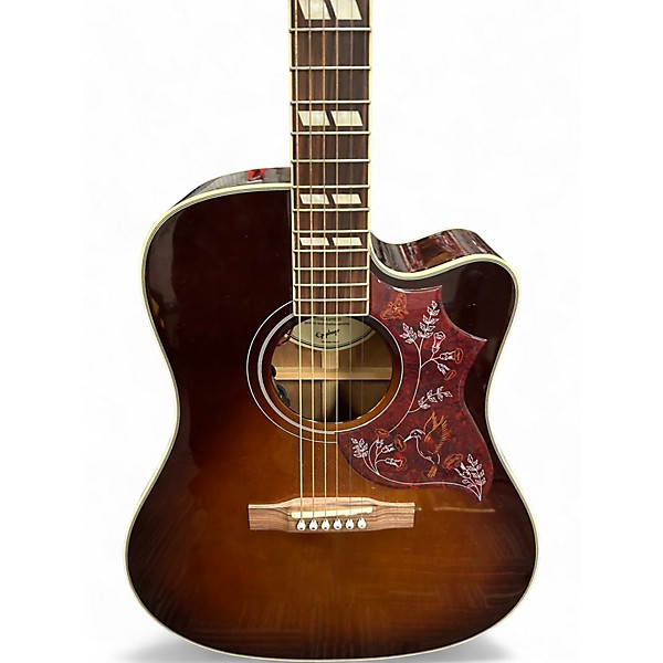 Used Epiphone Hummingbird Pro SUNBURST Acoustic Electric Guitar