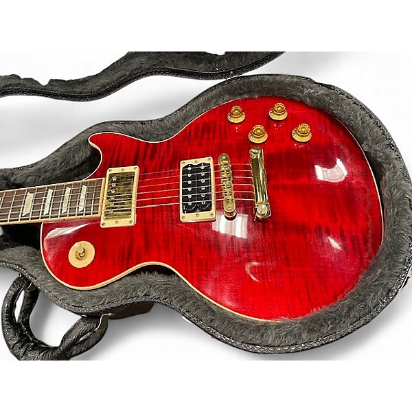 Used Gibson Les Paul Standard Premium Plus 1950S Neck Black Cherry Solid Body Electric Guitar