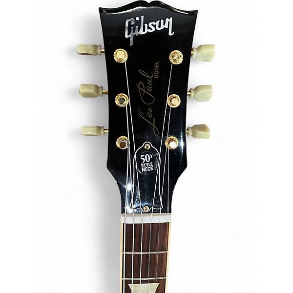 Used Gibson Les Paul Standard Premium Plus 1950S Neck Black Cherry Solid Body Electric Guitar