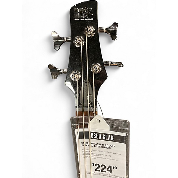 Used Ibanez SR300 BLACK Electric Bass Guitar