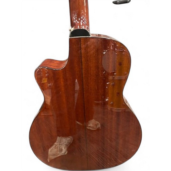 Used Dean AX EABC MAH Natural Acoustic Bass Guitar