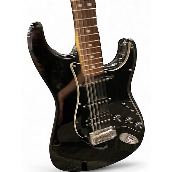 Used Fender American Standard Stratocaster Black Solid Body Electric Guitar