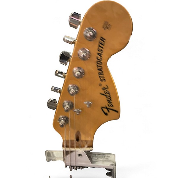 Used Fender American Standard Stratocaster Black Solid Body Electric Guitar